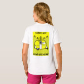 Caravan Cadeaux d'art Aimer Ma Caravane T-Shirt (Dos entier)