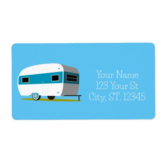 Caravan Camper RV Thunder_Cove Etiket (Voorkant)