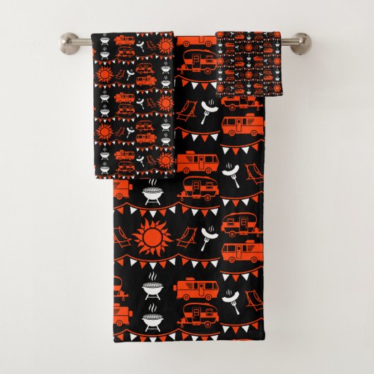 Caravan Camping Decor Bad Handdoek (Insitu)