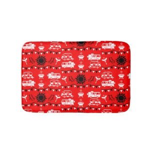 Caravan Camping Decor Badmat