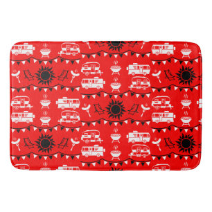 Caravan Camping Decor Badmat