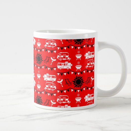 Caravan Camping Decor Extra Grote Beker (Rechts)