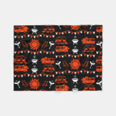 Caravan Camping Decor Fleece Deken (Voorkant (Horizontaal))