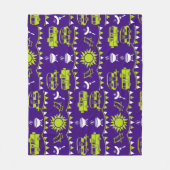 Caravan Camping Decor Fleece Deken (Voorkant)