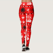 Caravan Camping Decor Leggings (Achterkant)