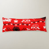 Caravan Camping Decor Lichaamskussen (Achterkant)