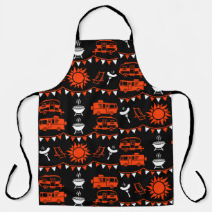 Caravan Camping Decor Schort