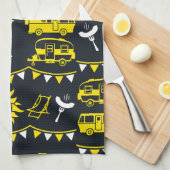 Caravan Camping Decor Theedoek (Quarter Fold)