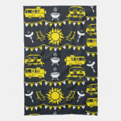 Caravan Camping Decor Theedoek (Verticaal)