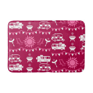 Caravan Camping Home Decor Badmat