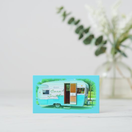 caravan casa Thunder_Cove Visitekaartje (Staand voorkant)