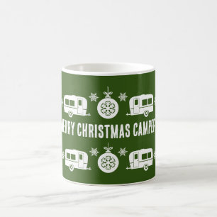 Caravan Happy Kerstmis Camping Koffiemok