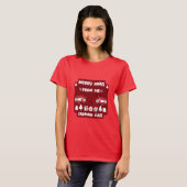 Caravan Joyeux Noël Camping T-Shirt (Devant entier)