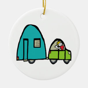 Caravan Keramisch Ornament