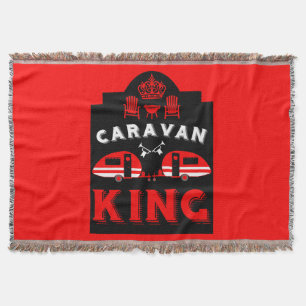 Caravan King geschenken voor kampeerders Deken