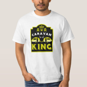Caravan King geschenken voor kampeerders T-shirt