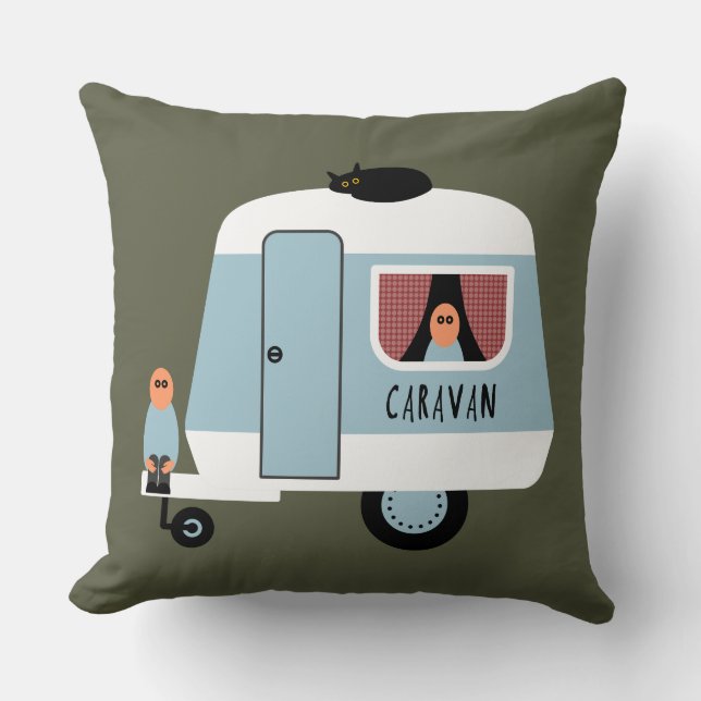 Caravan Kussen (Voorkant)