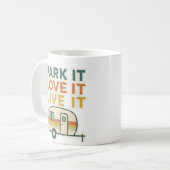 Caravan Lover Mug Design – Park It Love It Live It (Devant gauche)