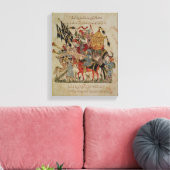 Caravan naar Mecca Canvas Afdruk (Insitu (Woonkamer))