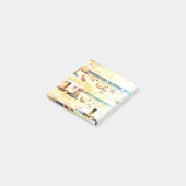 Caravan op het strand post-it® notes (Schuin)