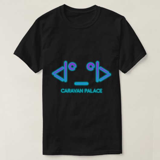Caravan Palace Neon Glow Essential T-Shirt (Design voorkant)