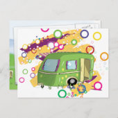 caravan park briefkaart (Voorkant / Achterkant)