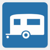 Caravan Road Sign Stickers (Voorkant)