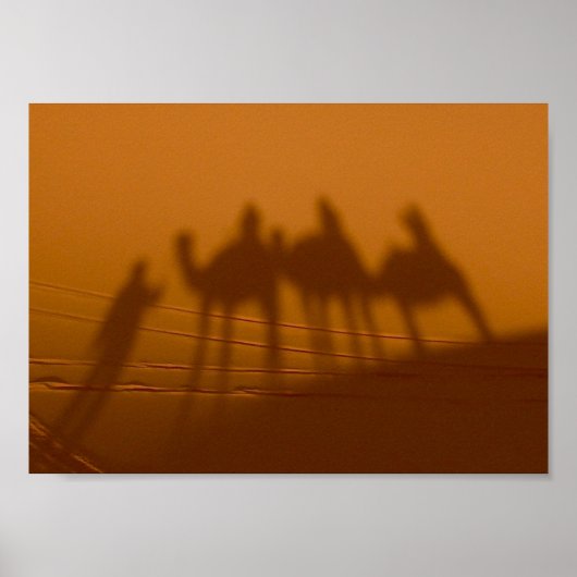 CARAVAN SHADOW, Sahara, Marokko Poster (Voorkant)