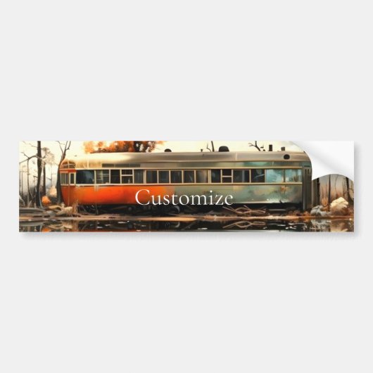 Caravan Trailer RV Thunder_Cove Bumpersticker (Voorkant)