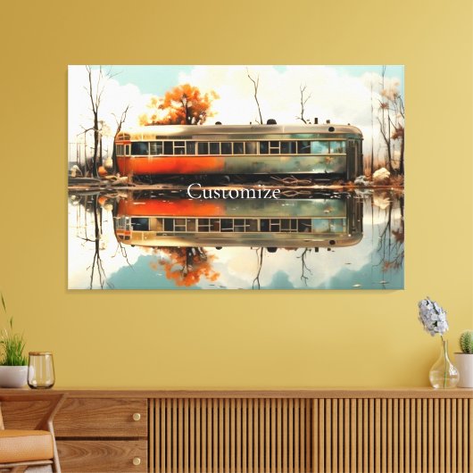  Caravan Trailer RV Thunder_Cove Canvas Afdruk (Insitu (Woonkamer))