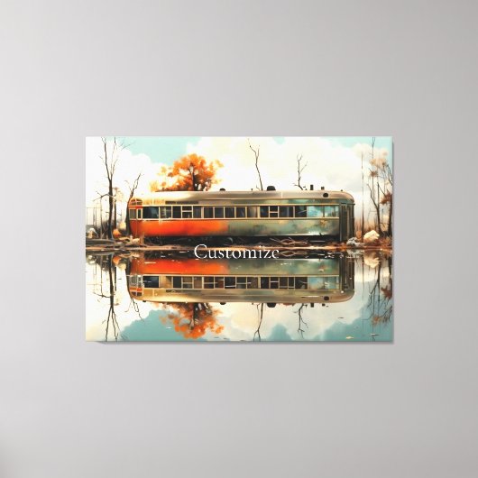  Caravan Trailer RV Thunder_Cove Canvas Afdruk (Voorkant)