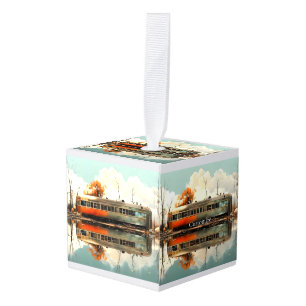 Caravan Trailer RV Thunder_Cove Kubus Ornament