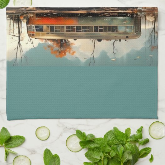  Caravan Trailer RV Thunder_Cove Theedoek (Gevouwen)