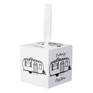 Caravan Trailer Thunder_Cove Kubus Ornament
