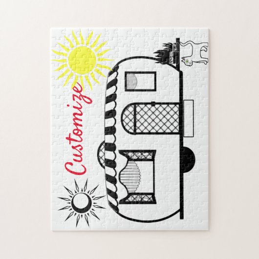 Caravan Trailer Thunder_Cove Legpuzzel (Verticaal)