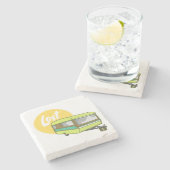 caravan verloren stenen onderzetter (Zijkant)