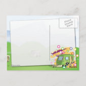 caravanpark briefkaart (Achterkant)