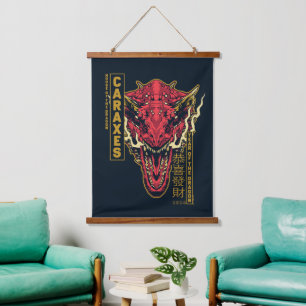 Caraxes Hoofd Jaar van de Draak   恭喜發財 Hangend Wandkleed