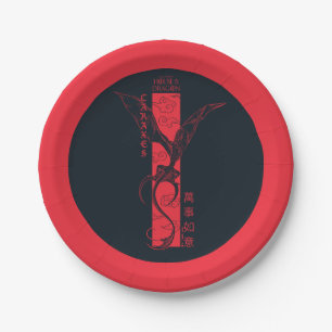 Caraxes in Flight Banner Chinees Nieuwjaar 萬事如意 Papieren Bordje