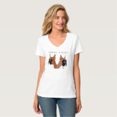 Carbine Boxers V-hals T-shirt (Voorkant volledig)