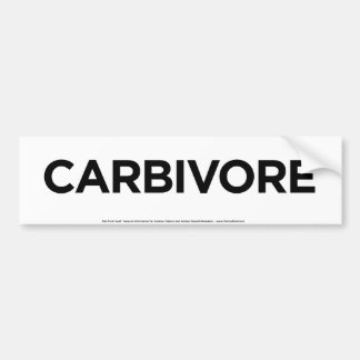 Carbivore Bumpersticker