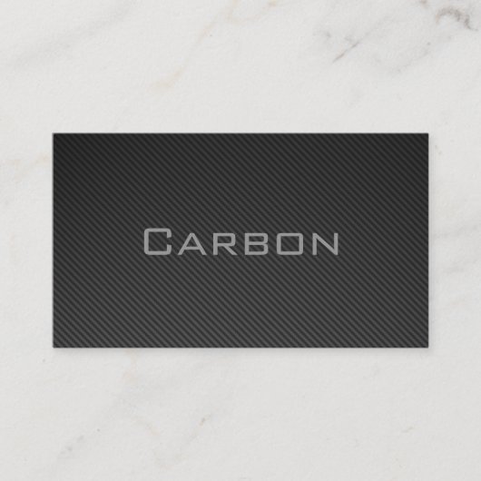Carbon Business Card Visitekaartje (Voorkant)