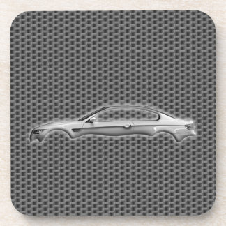 Carbon Car 3D Mode Accessoire Cool Design Bier Onderzetter