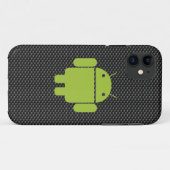 Carbon Fiber iPhone 5 Hoesje (Android op iPhone) (Achterkant (horizontaal))