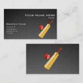 Carbon Fiber look Cricket Visitekaartje (Voorkant / Achterkant)