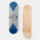 Carbon Fiber Print Schotse vlag Skateboard (Voorkant)