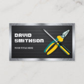 Carbon Fibre Handyman Repair Tools Electron Visitekaartje (Voorkant)