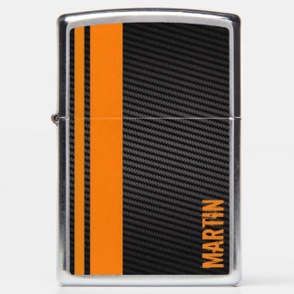 Carbon Fibre Style Zippo Lighter