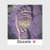 CARBON FOOTPRINT STICKER (Vel)