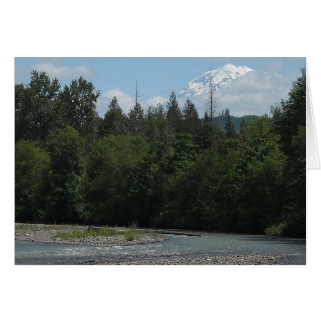 Carbon River Mount Rainier (Voorkant Horizontaal)